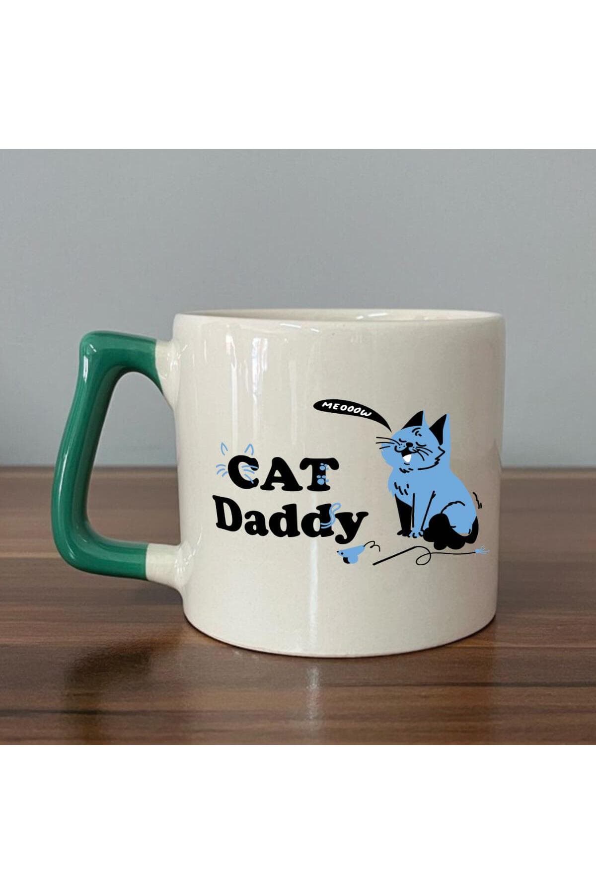 Cat Daddy Baskılı Kulplu Prime Kupa Bardak Fincan Mug
