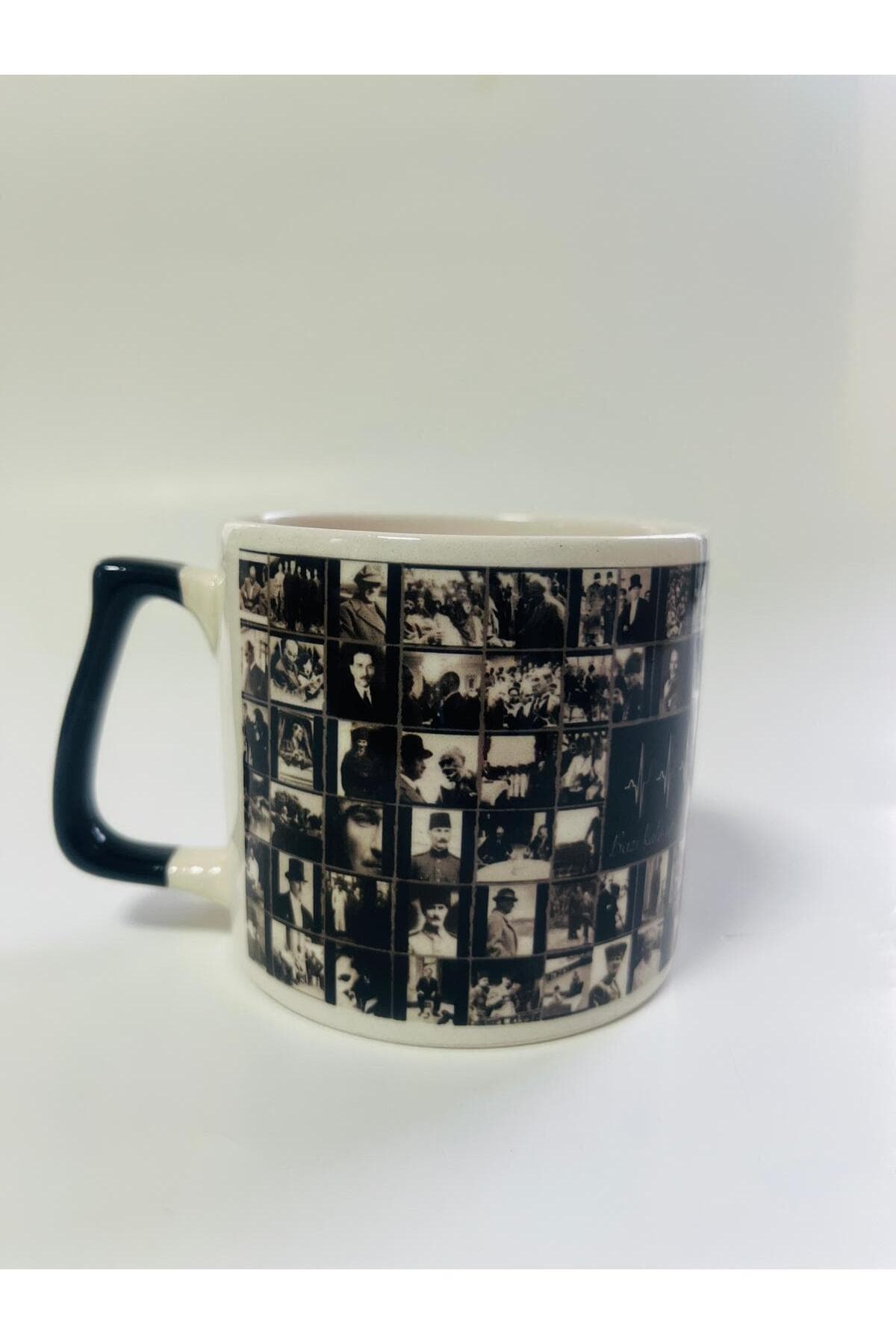 Bazı Kalp Atışları Sonsuca Kadar Hissedilir Baskılı Siyah Kulplu Prime Kupa Bardak Fincan Mug