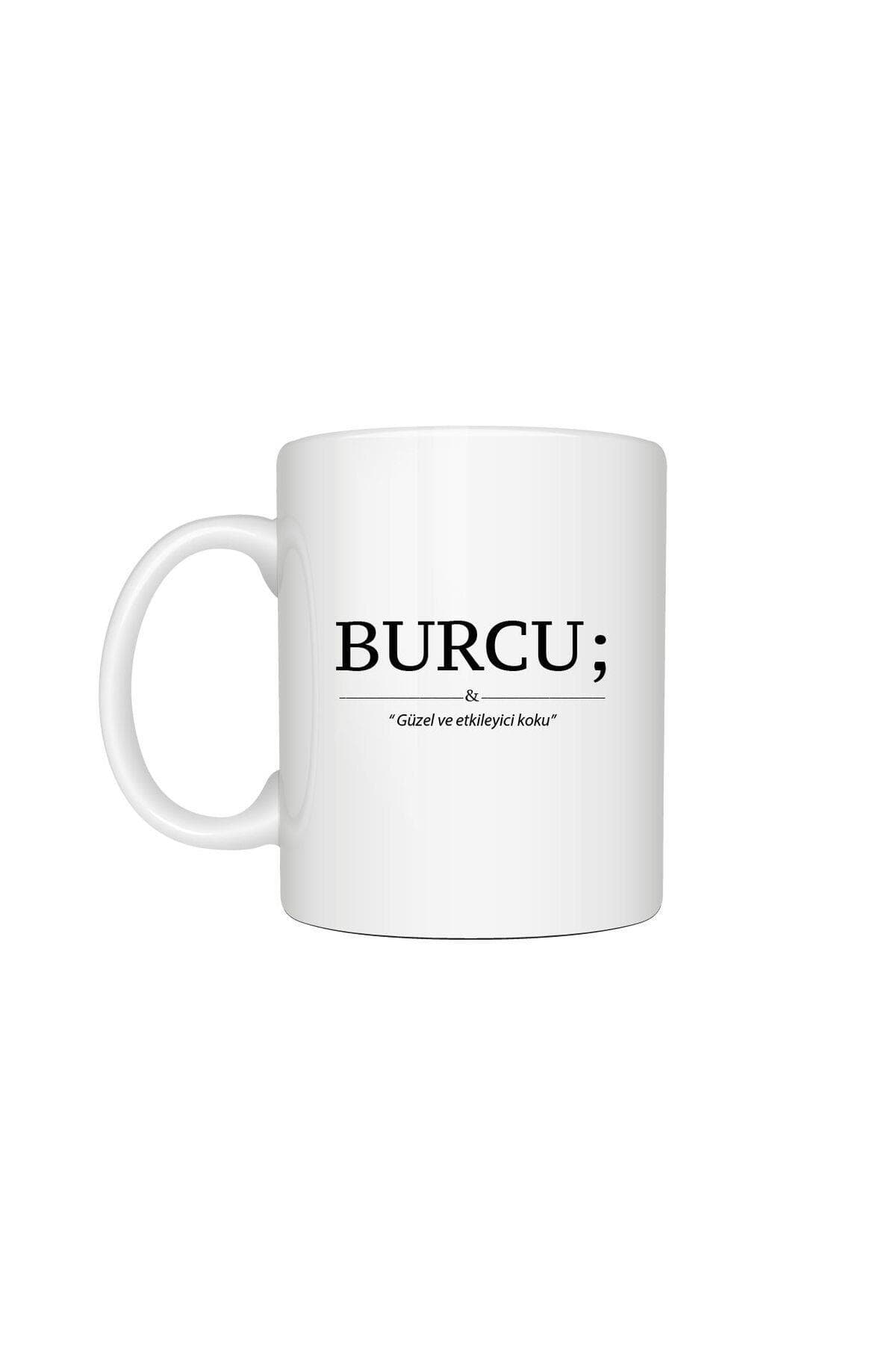 Kişiye Özel İsim ve Anlamı Yazılı Baskılı Beyaz Kupa Bardak Fincan Mug