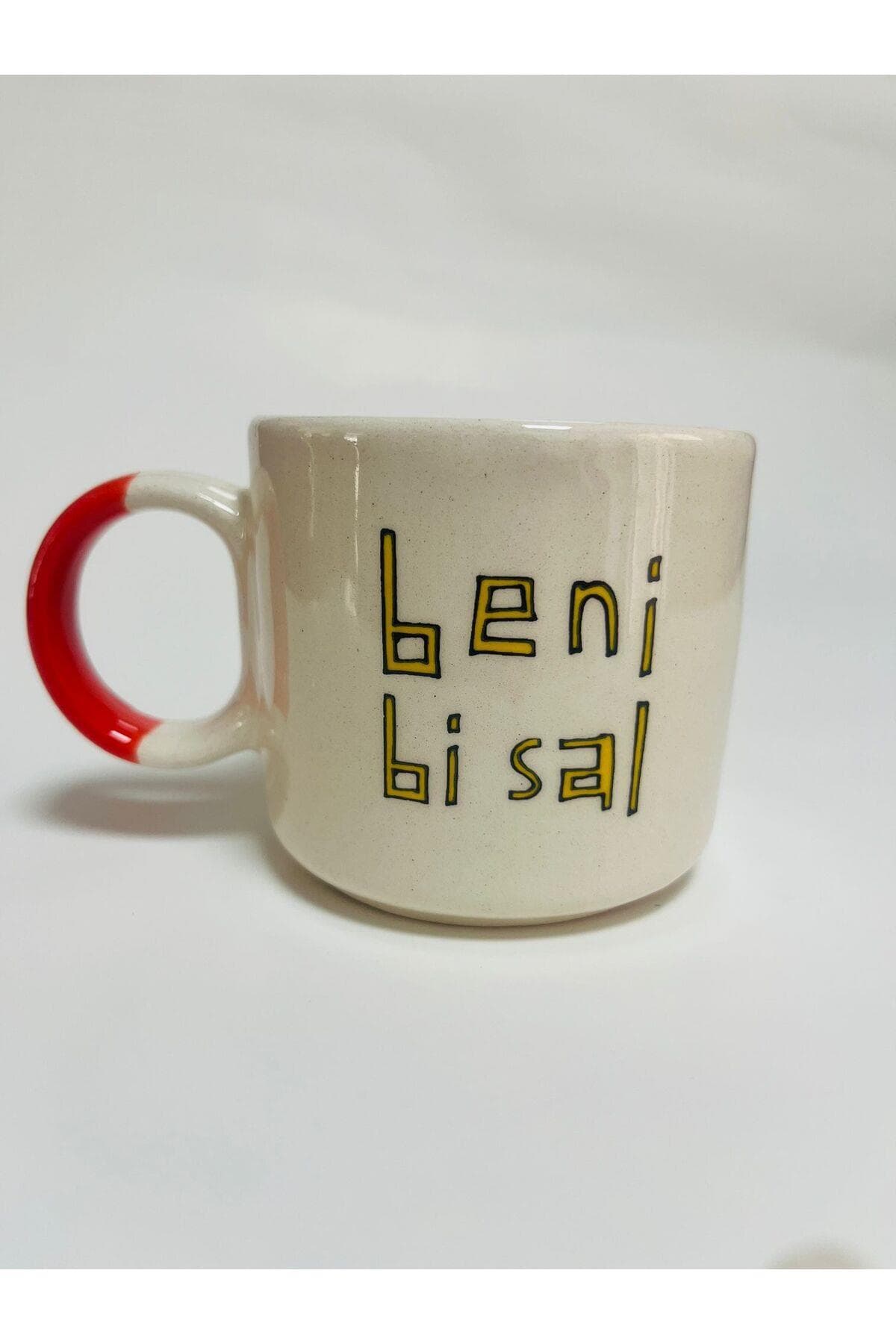 Beni Bi Sal Baskılı Beyaz Kupa Bardak Fincan Mug