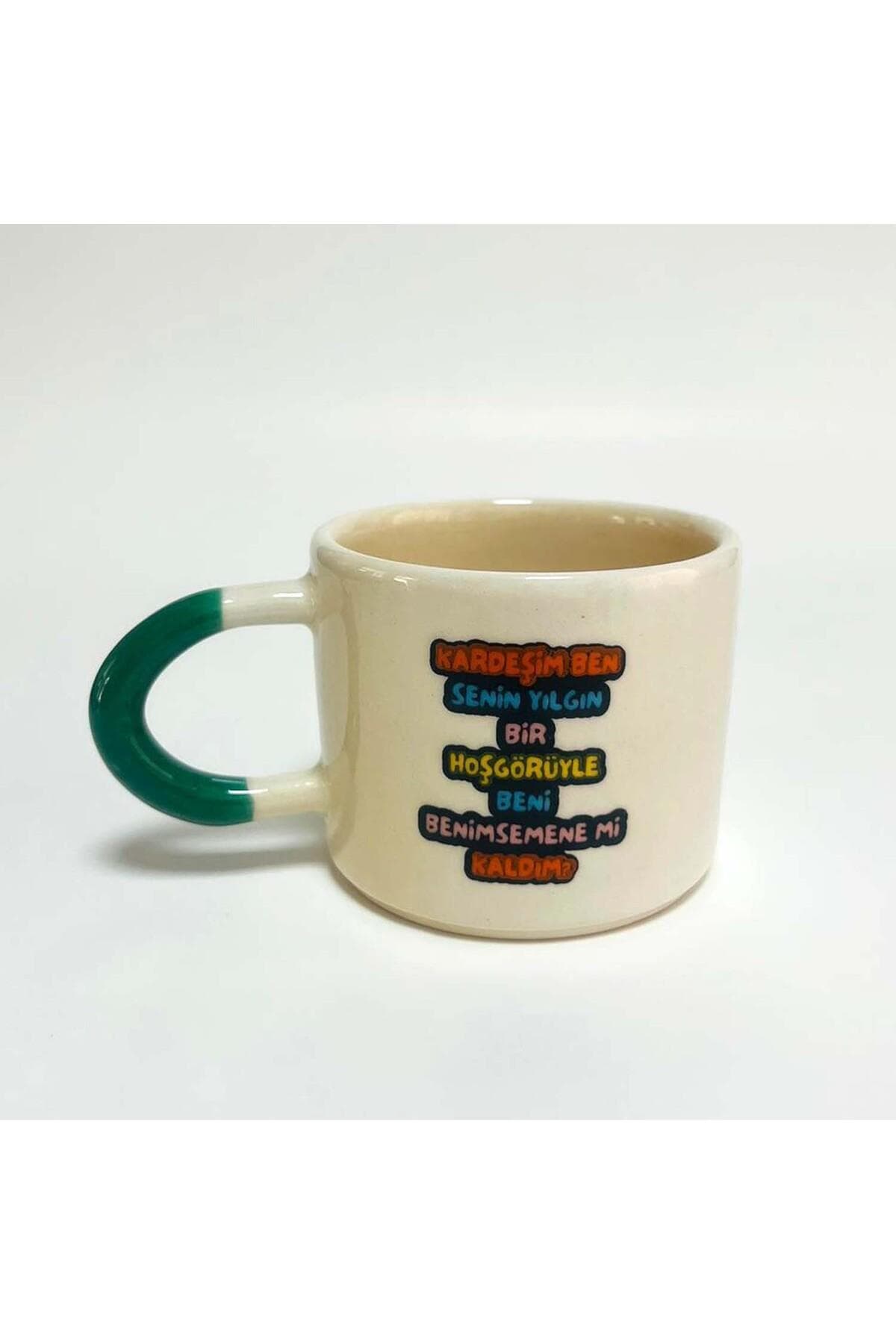 Benimsemenemi Kaldım Baskılı Beyaz Kupa Bardak Fincan Mug