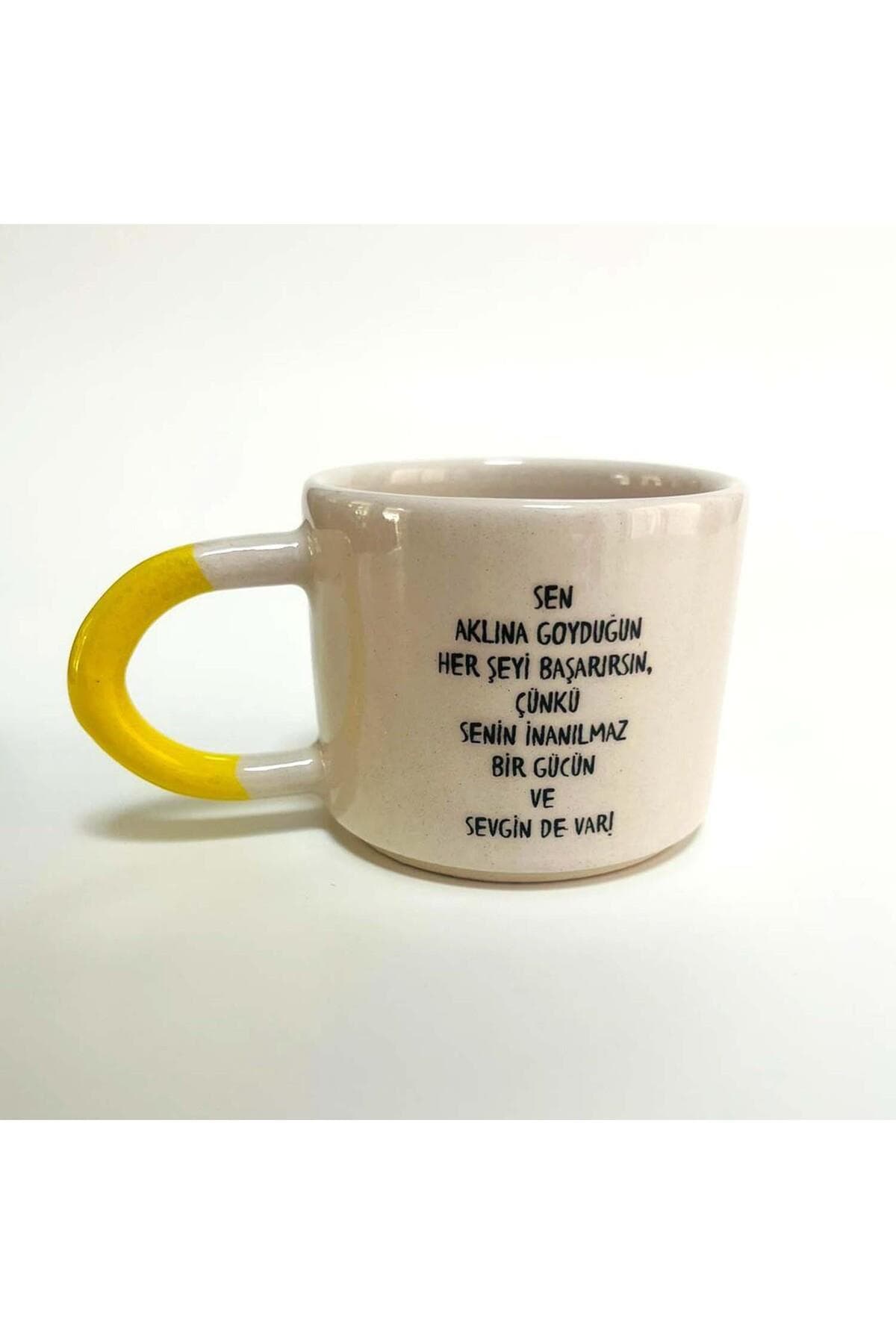 Sen Aklına Goyduğun Baskılı Beyaz Kupa Bardak Fincan Mug
