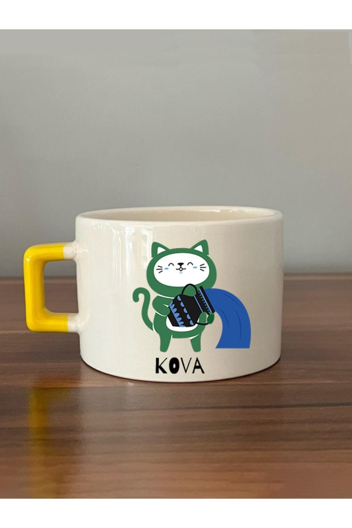 Kova Burcu ve Onla Alakalı Komik Açıklama Baskılı Kulplu Prime Kupa Bardak Fincan Mug