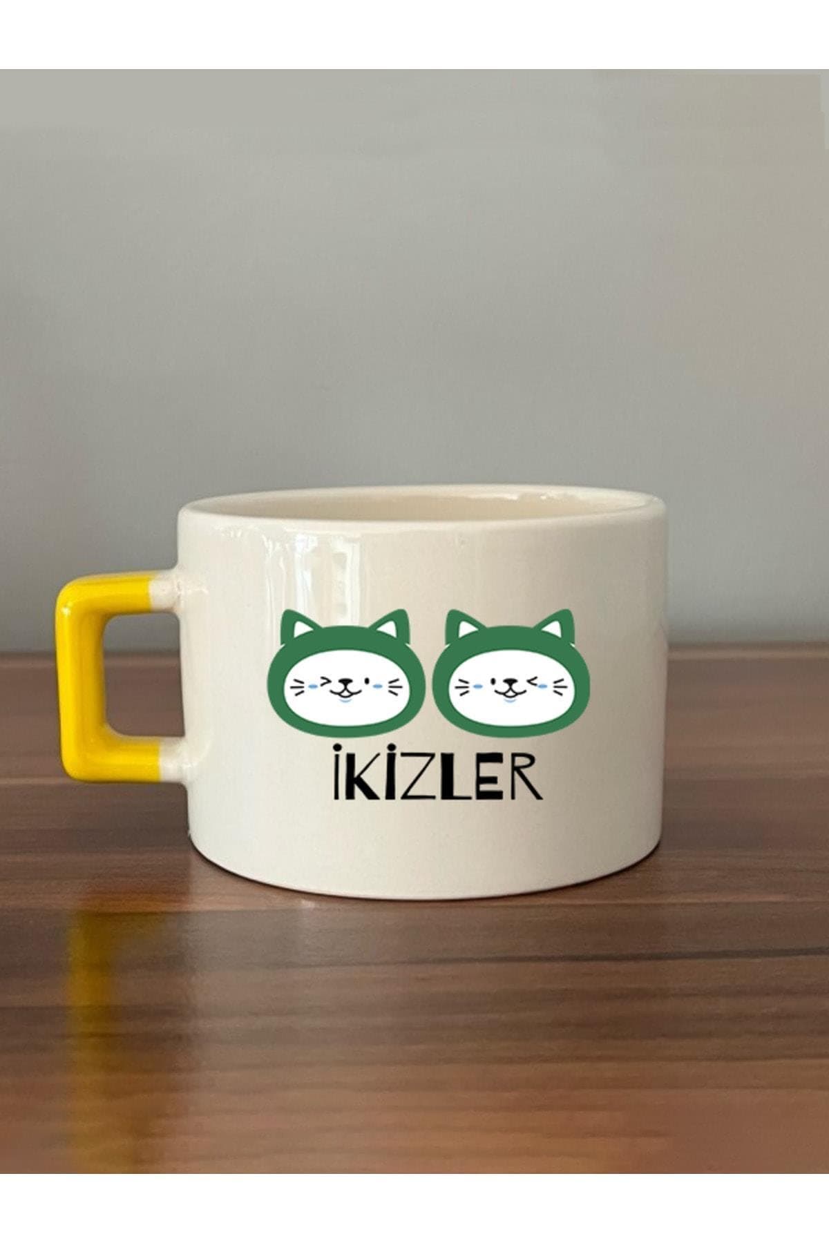 İkizler Burcu ve Onla Alakalı Komik Açıklama Baskılı Kulplu Prime Kupa Bardak Fincan Mug