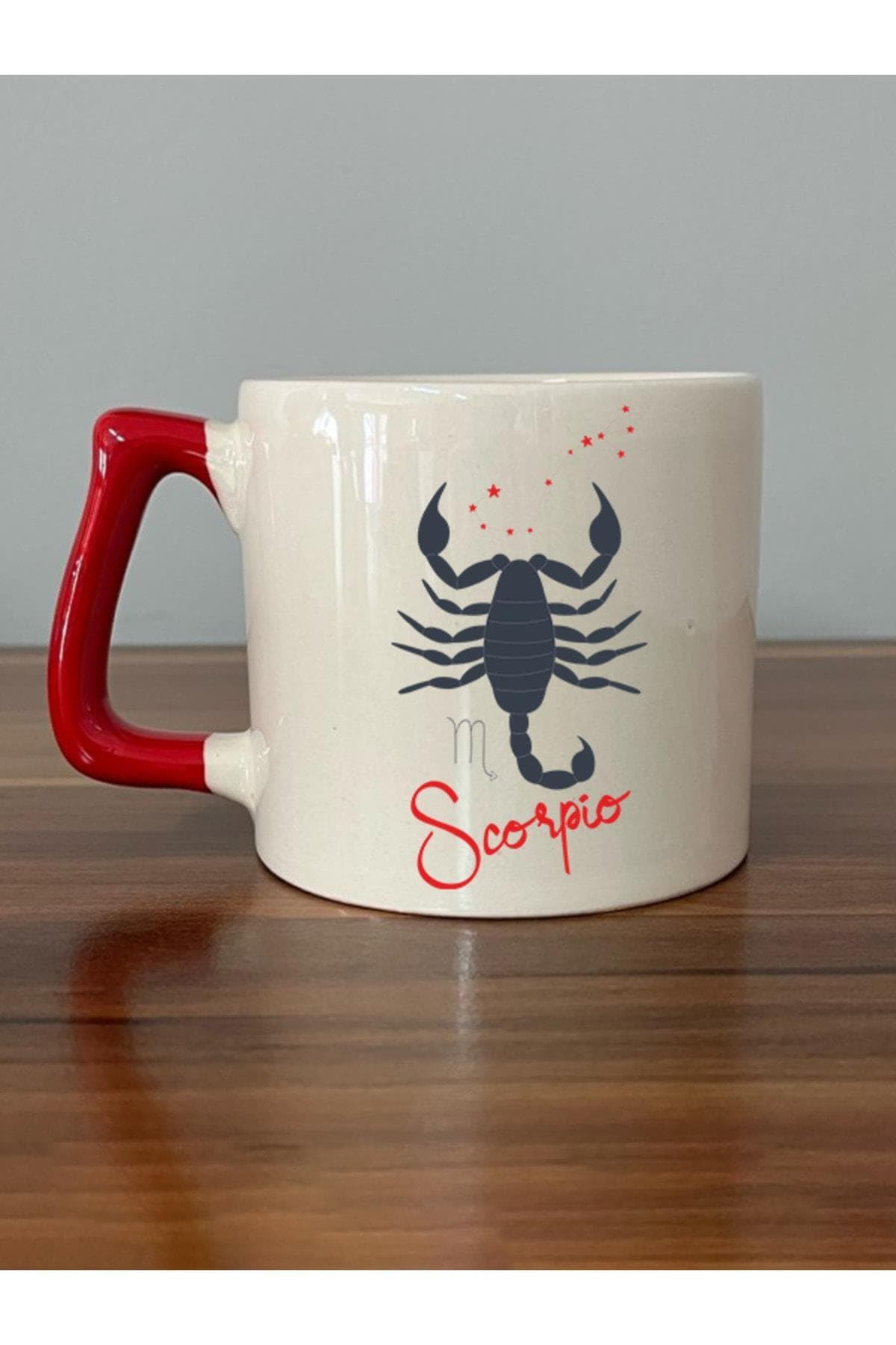 Akrep Burcu Simgesi Baskılı Kulplu Prime Kupa Bardak Fincan Mug