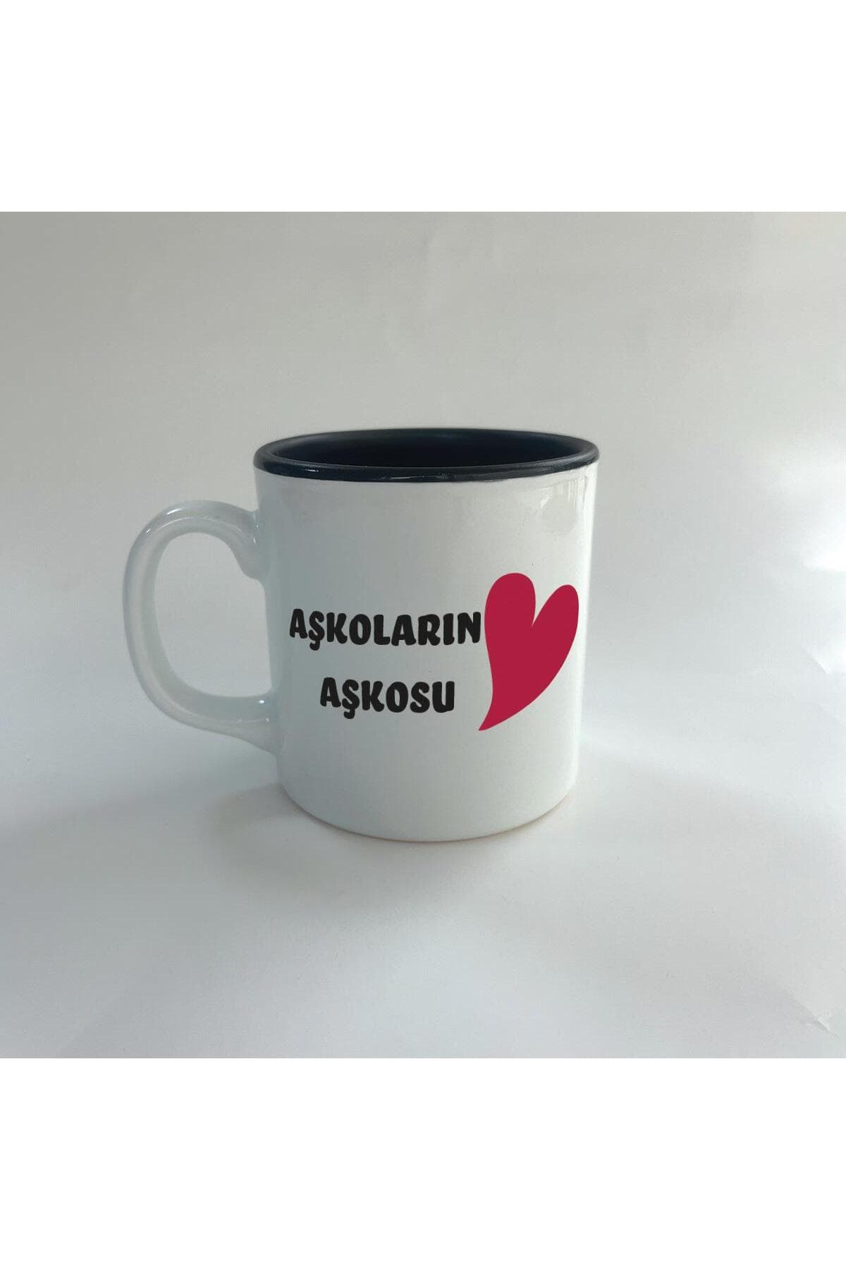 Aşkoların Aşkosu Baskılı Siyah Multi Sevgililer Günü Kupası